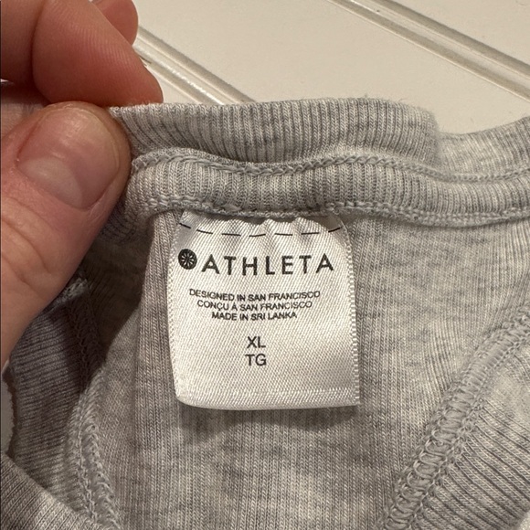 Athleta Ease In Ribbed Tank in Heather Gray Size XL - Picture 5 of 7